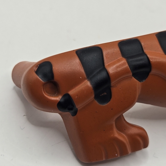 Orange Tiger Safari Drawer Pulls Child Handles Kids Room 2005 KBC Lot Of Five 5 - Picture 11 of 14